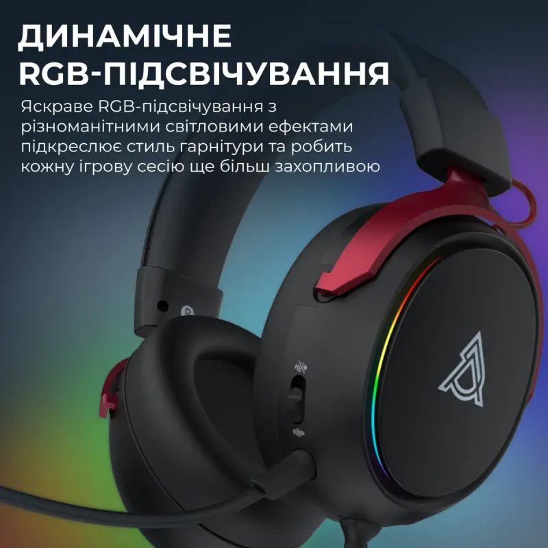 Компьютерная гарнитура Ajazz AHW10 Black (AHW10-B)