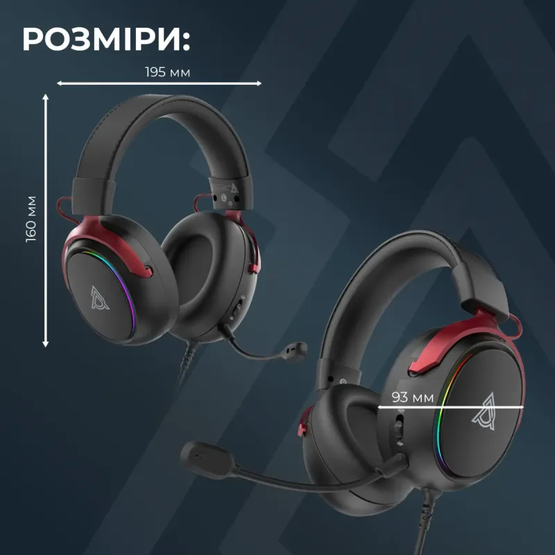 Компьютерная гарнитура Ajazz AHW10 Black (AHW10-B)