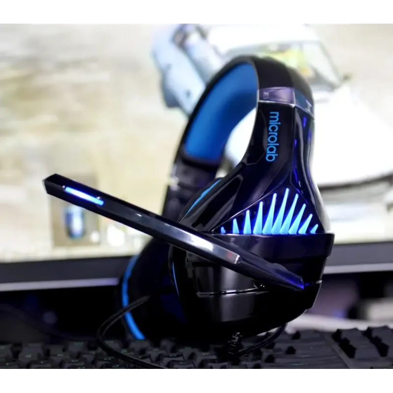 Компьютерная гарнитура Microlab G6 Black-Blue (G6_b+b)