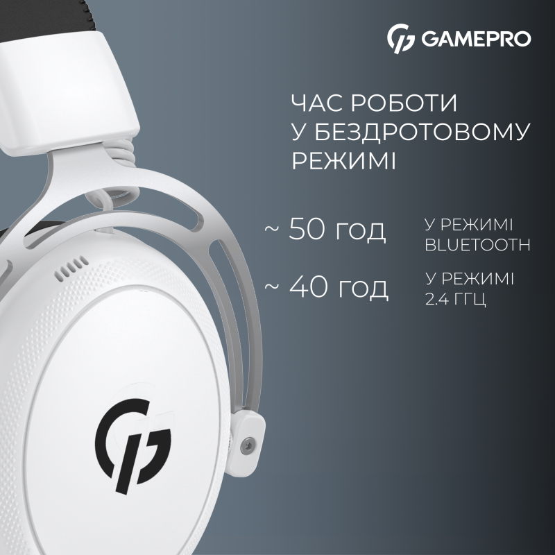 Компьютерная гарнитура GamePro Asgard Skald (HSW160W)