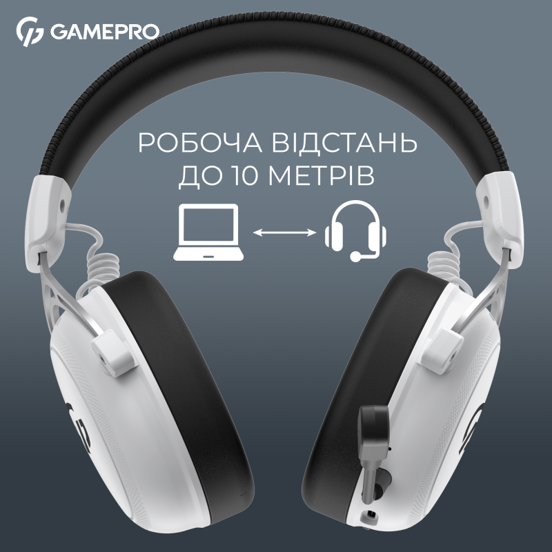 Компьютерная гарнитура GamePro Asgard Skald (HSW160W)