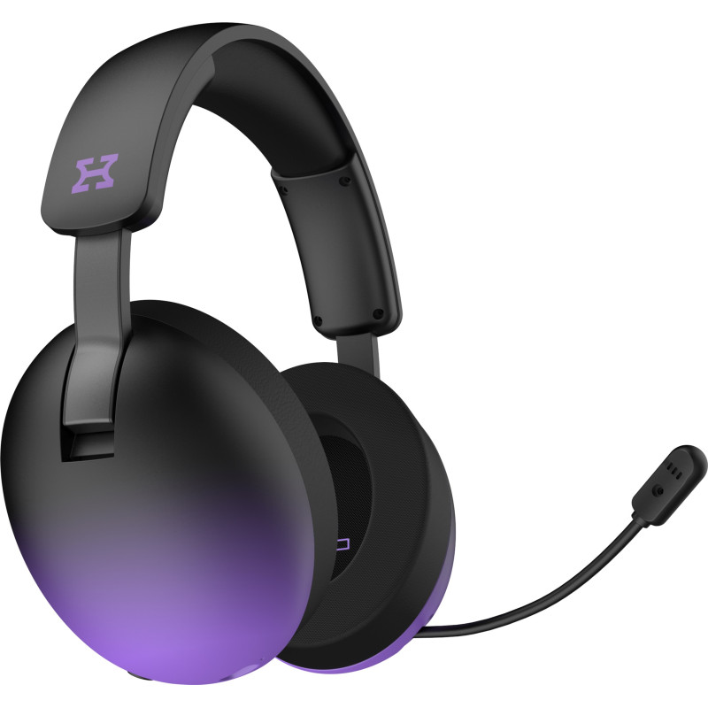 Комп'ютерна гарнітура Hator Hellyberry HH30 Pro Wireless Black/Violet (HH30_PRO_wireless_BV)