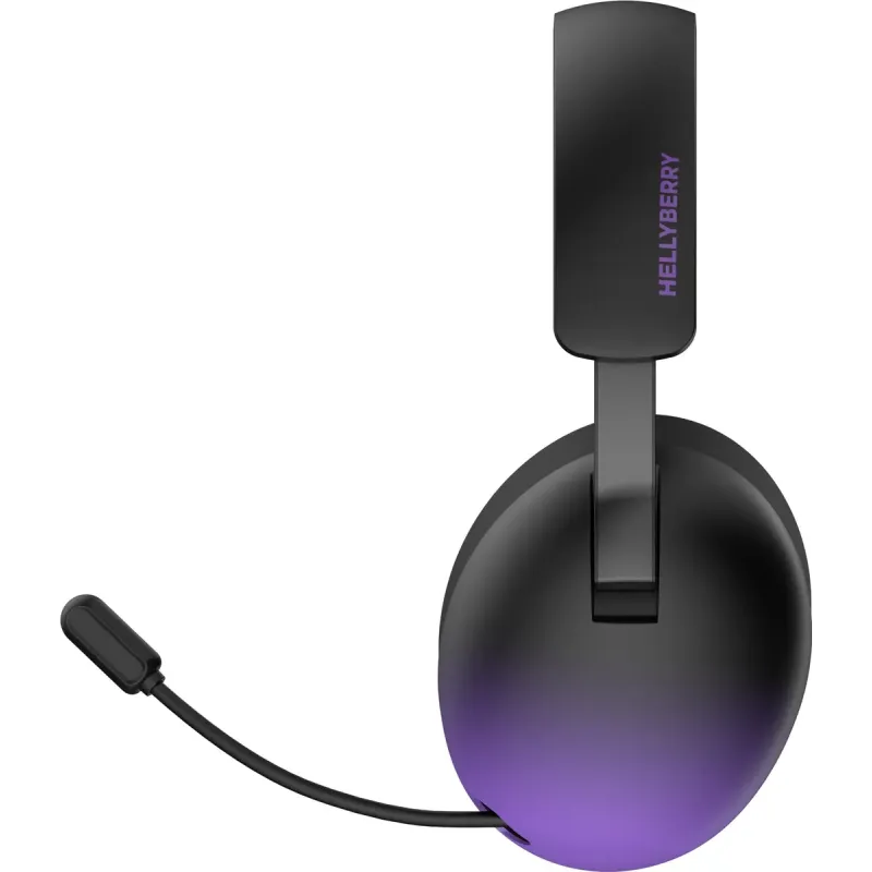 Компьютерная гарнитура Hator Hellyberry HH30 Pro Wireless Black/Violet (HH30_PRO_wireless_BV)