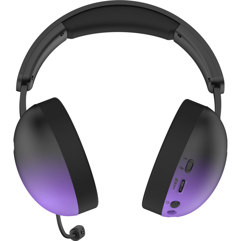 Комп'ютерна гарнітура Hator Hellyberry HH30 Pro Wireless Black/Violet (HH30_PRO_wireless_BV)