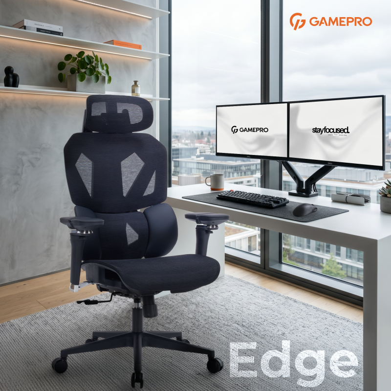 Кресло GamePro EDGE GC820MB Black