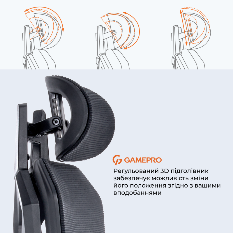 Кресло GamePro EDGE GC820MB Black