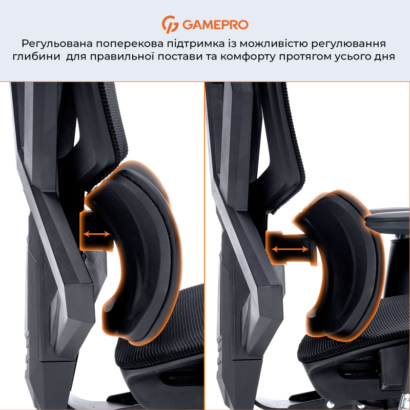 Кресло GamePro EDGE GC820MB Black