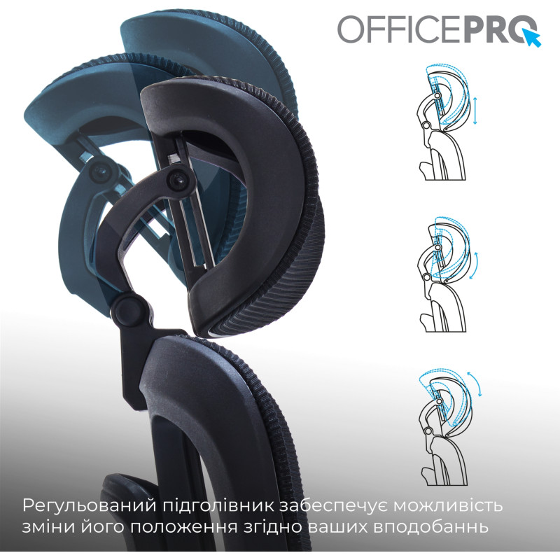 Крісло OfficePro Skyline OC580-BBB Black