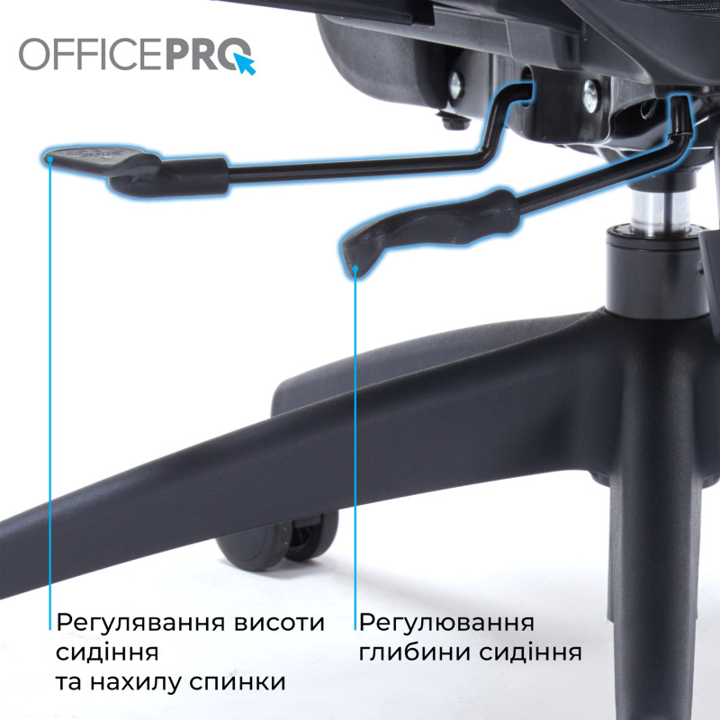 Крісло OfficePro Skyline OC580-BBB Black