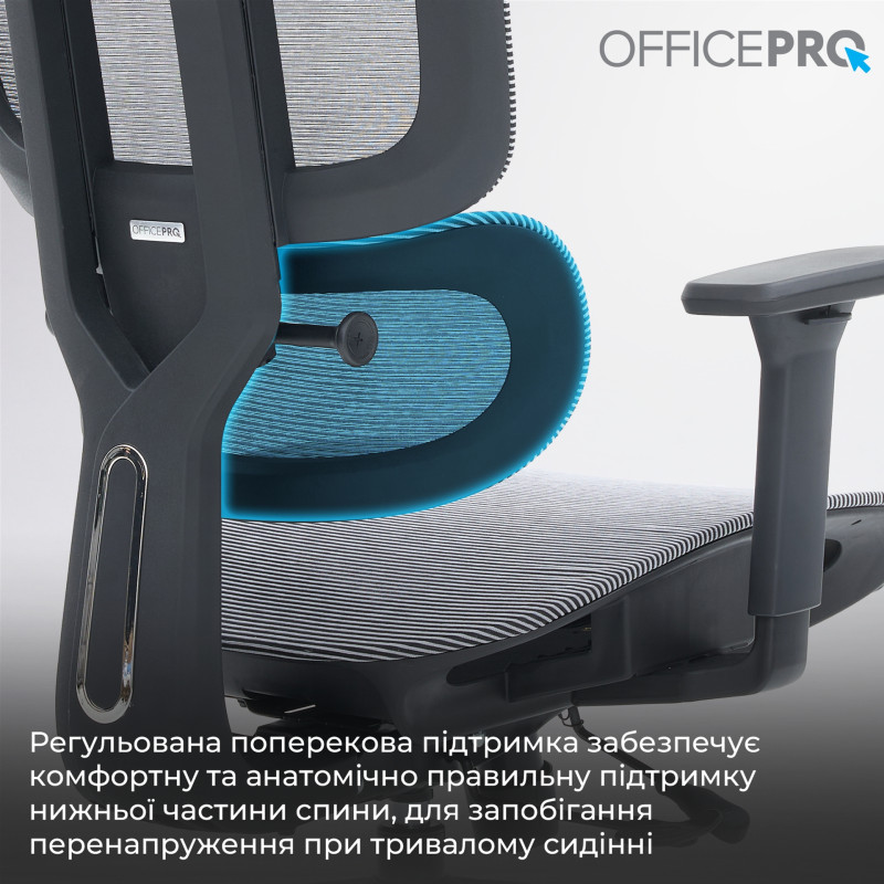 Кресло OfficePro Skyline OC680-B-G-G Black/Gray