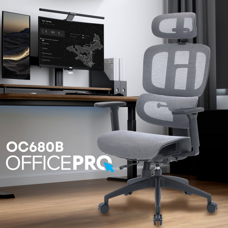 Кресло OfficePro Skyline OC680-B-G-G Black/Gray