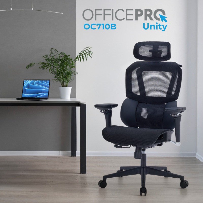 Крісло OfficePro Unity OC710B Black