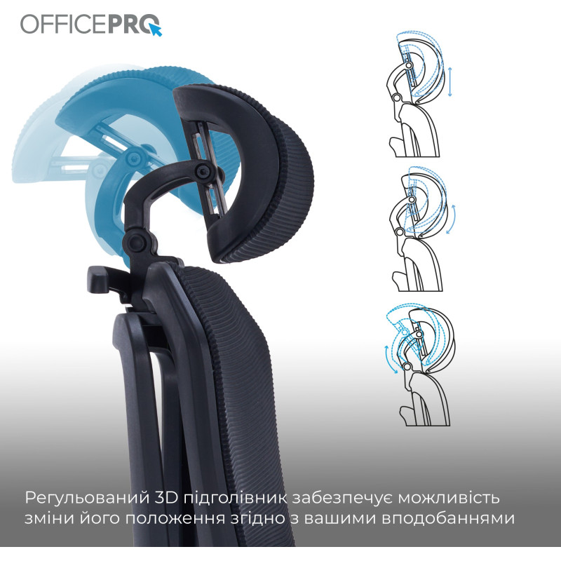 Крісло OfficePro Unity OC710B Black