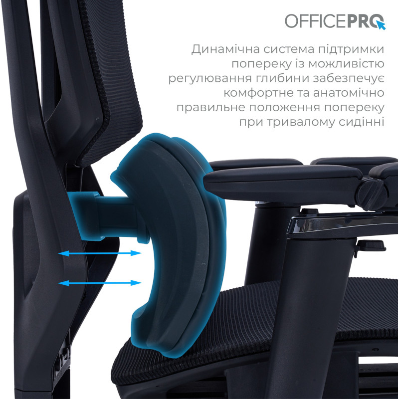 Крісло OfficePro Unity OC710B Black