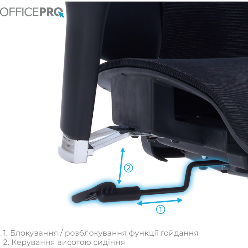 Крісло OfficePro Unity OC710B Black