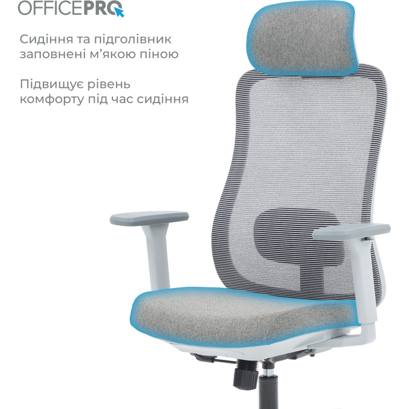 OfficePro Wave OC599-G-G-G Gray