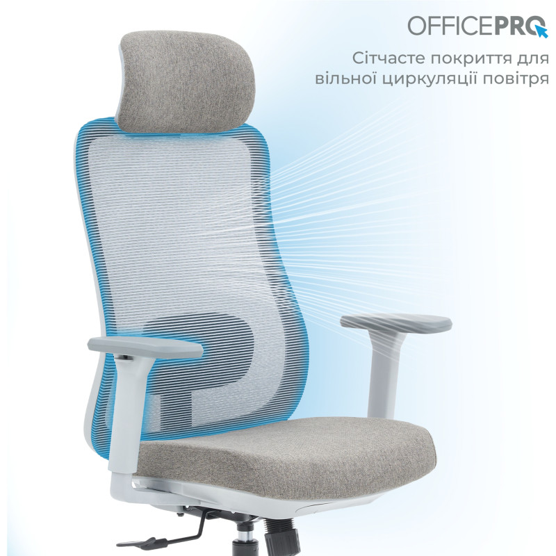 OfficePro Wave OC599-G-G-G Gray