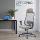 OfficePro Wave OC599-B-DG-DG Black/Dark Gray