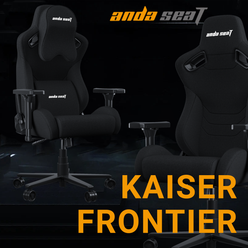 Кресло Anda Seat Kaiser Frontier XL Black Fabric (AD12YXL-17-B-F-B02)