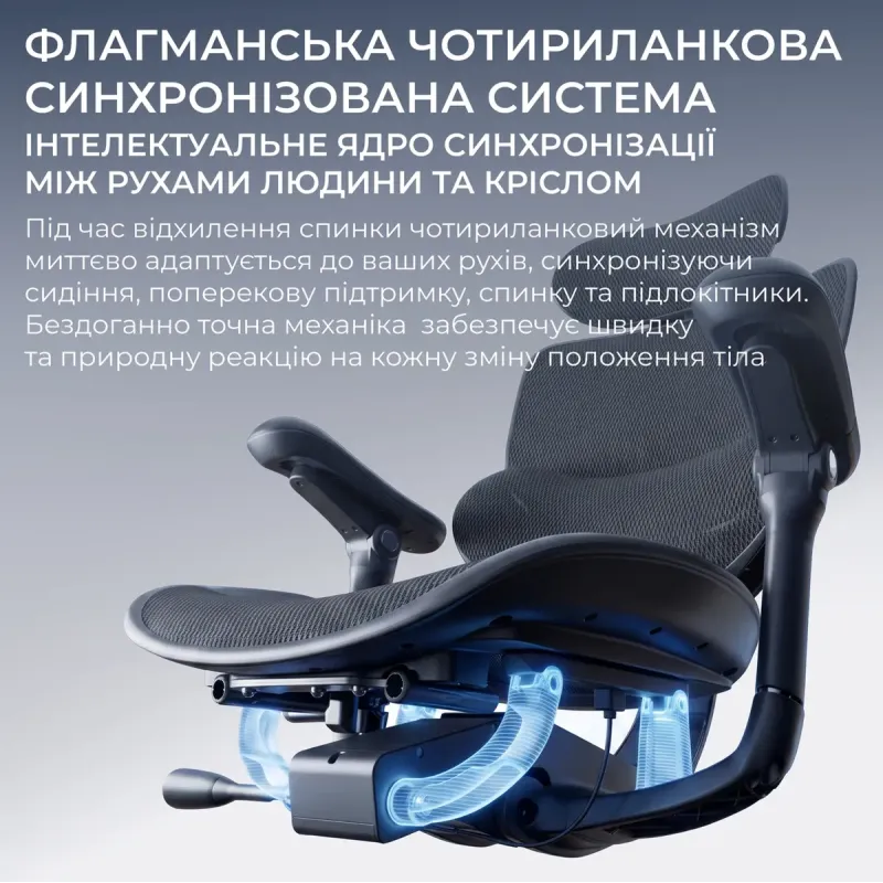 Кресло Sihoo C500 V2 Black (C500-V2-B101-JT)
