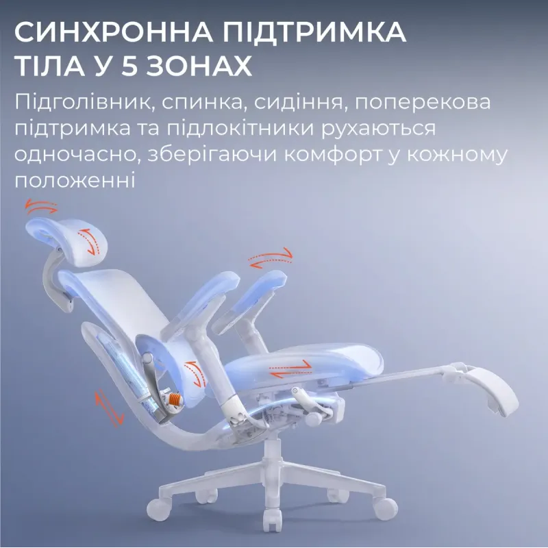 Кресло Sihoo C500 V2 Black (C500-V2-B101-JT)