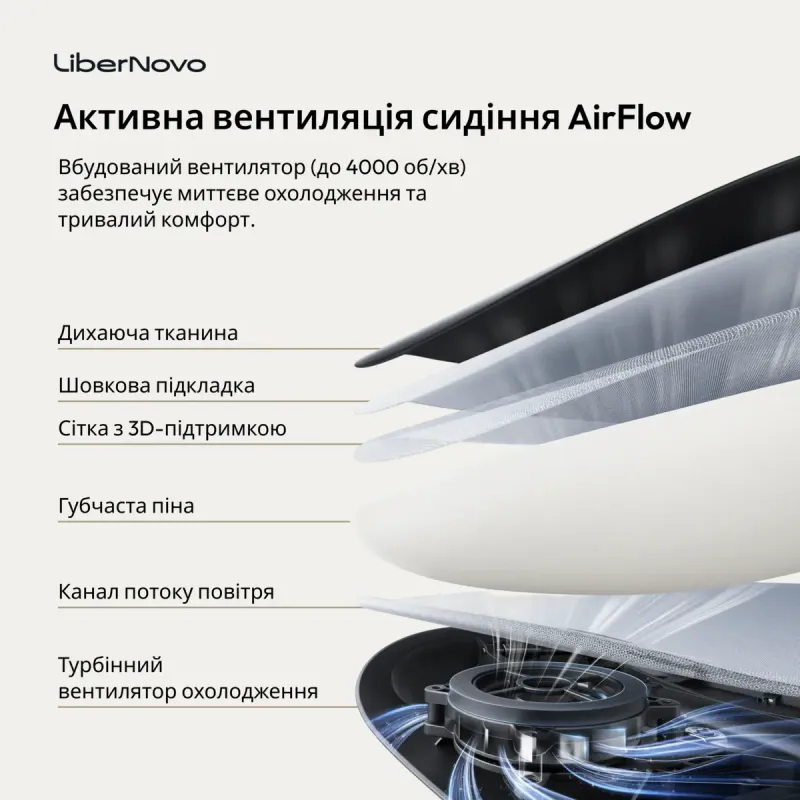 Кресло LiberNovo Omni Pro Graphite 48 см (CP-GW-0000078-00-05)
