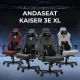 Крісло Anda Seat Kaiser 3E XL Gray Fabric (AD23YC-XL-09-G-CF-G01)