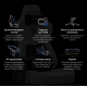 Кресло Anda Seat Kaiser 3E XL Gray Fabric (AD23YC-XL-09-G-CF-G01)