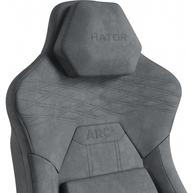 Крісло HATOR Arc 3 XL Velour Grey (HTC3446XL)
