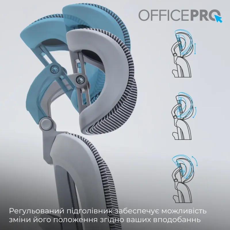 Кресло OfficePro Skyline OC680G Grey