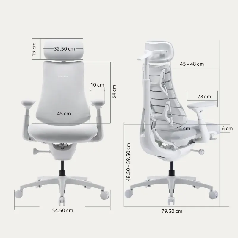 Кресло LiberNovo Omni Gen Glacier 48 см (CP-GW-1000088-00-04)