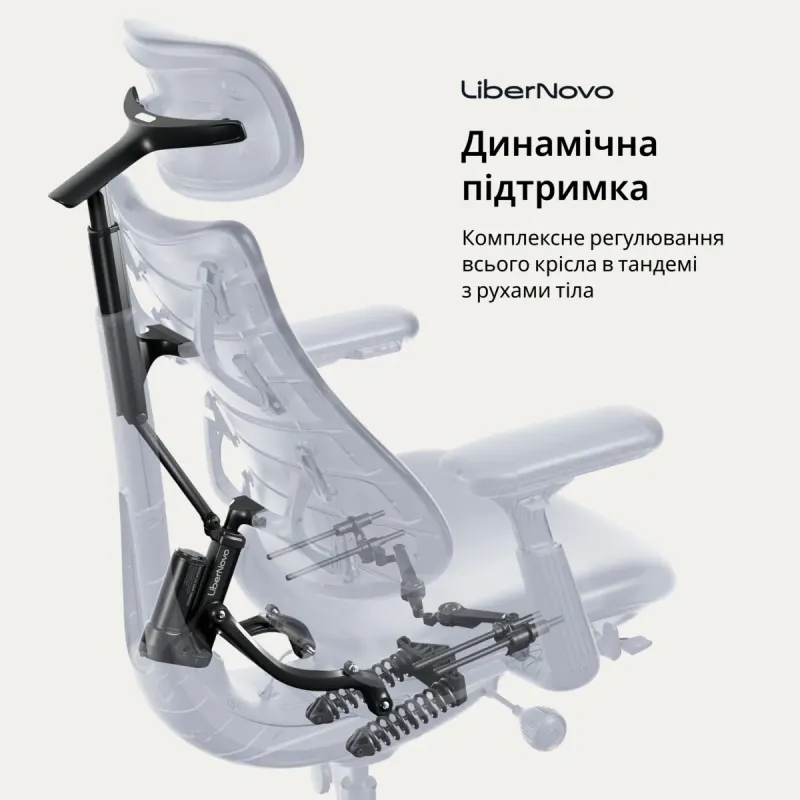 Кресло LiberNovo Omni Gen Graphite 48 см (CP-GW-1000088-00-05)