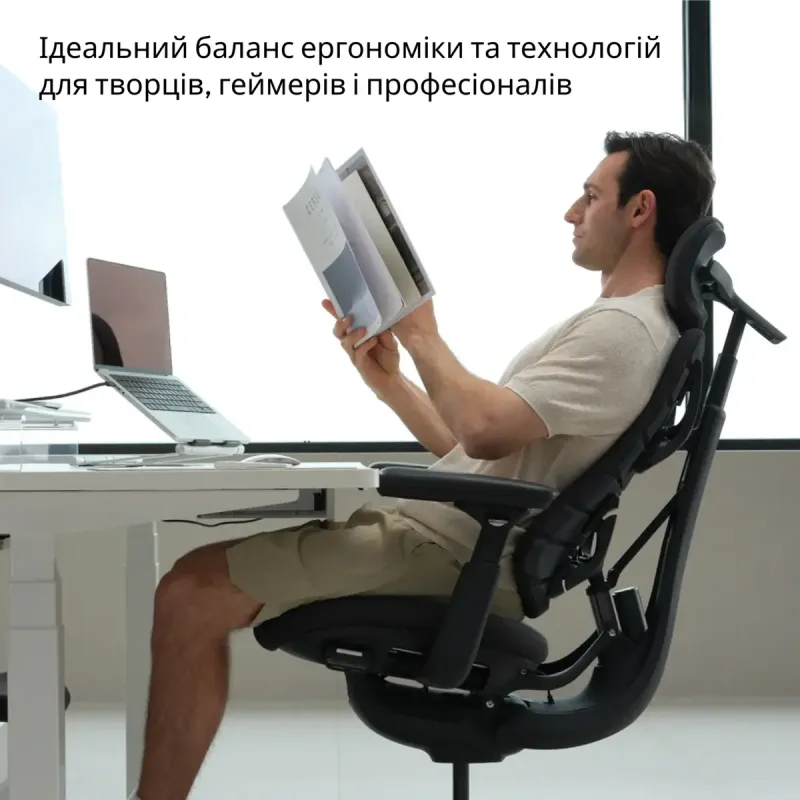 Кресло LiberNovo Omni Gen Graphite 48 см (CP-GW-1000088-00-05)
