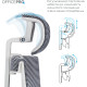 OfficePro Elegant OC660-W-DG-DG White/Dark Gray