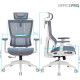 OfficePro Elegant OC660-W-DG-DG White/Dark Gray