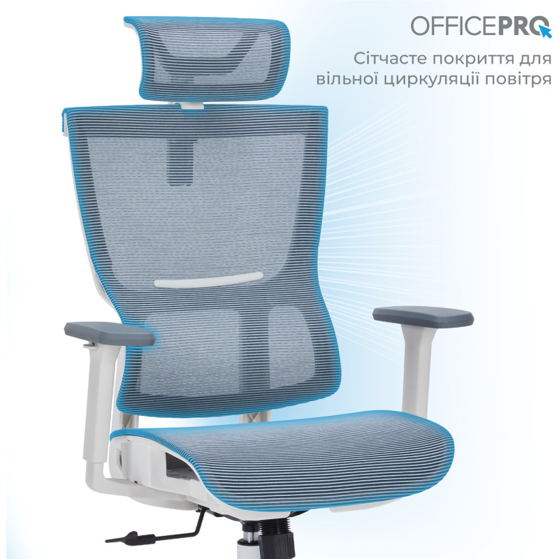 OfficePro Elegant OC660-W-DG-DG White/Dark Gray