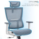 OfficePro Elegant OC660-W-DG-DG White/Dark Gray