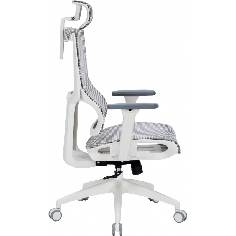 OfficePro Elegant OC660-W-LG-LG White/Light Gray