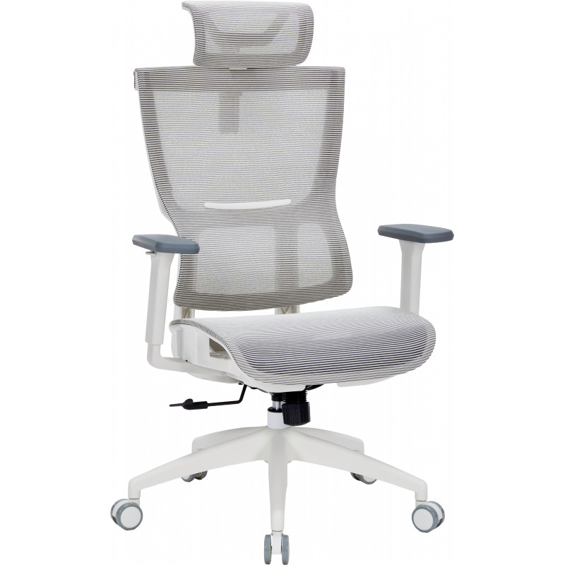 OfficePro Elegant OC660-W-LG-LG White/Light Gray