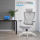 OfficePro Elegant OC660-W-LG-LG White/Light Gray