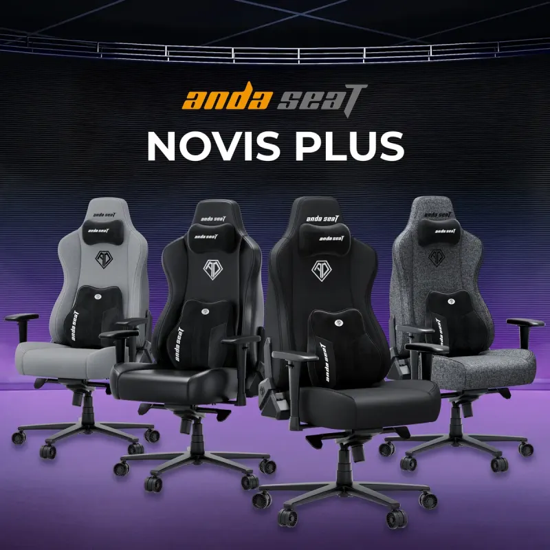 Крісло Anda Seat Novis Plus XL Fabric Black (AD23YC-XL-01-BF-B04)