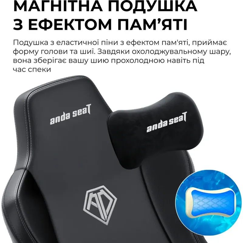 Крісло Anda Seat Novis Plus XL Fabric Black (AD23YC-XL-01-BF-B04)