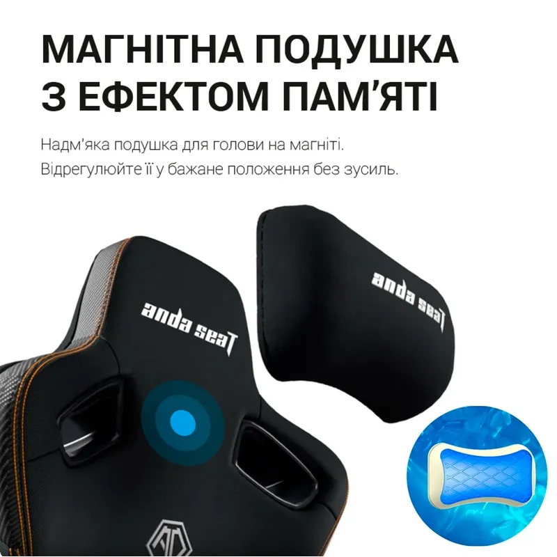 Крісло Anda Seat Kaiser 3 Pro XL Fabric Dark Gray Size XL (AD12YDC-XL-01-GB-CF-G02)