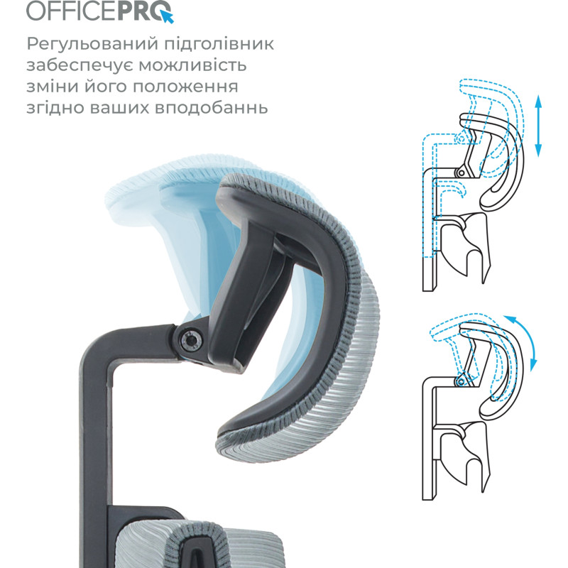 OfficePro Elegant OC660-B-DG-DG Black/Dark Gray