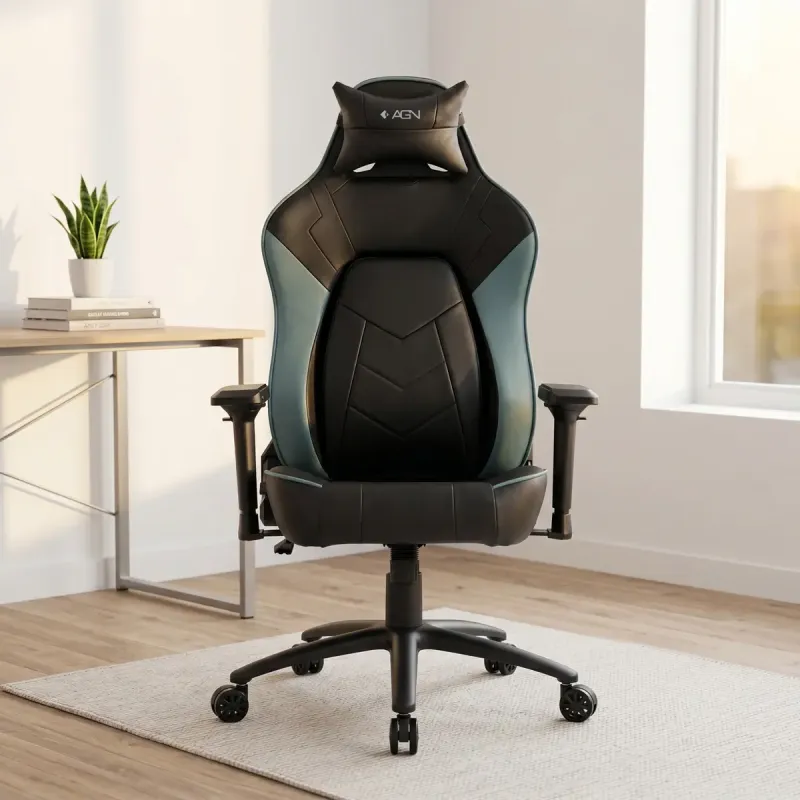 Кресло AGN 09-17 Black/Blue AGN09-17