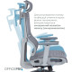 OfficePro Elegant OC660-G-DG-DG Gray/Dark Gray