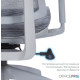 OfficePro Elegant OC660-G-DG-DG Gray/Dark Gray