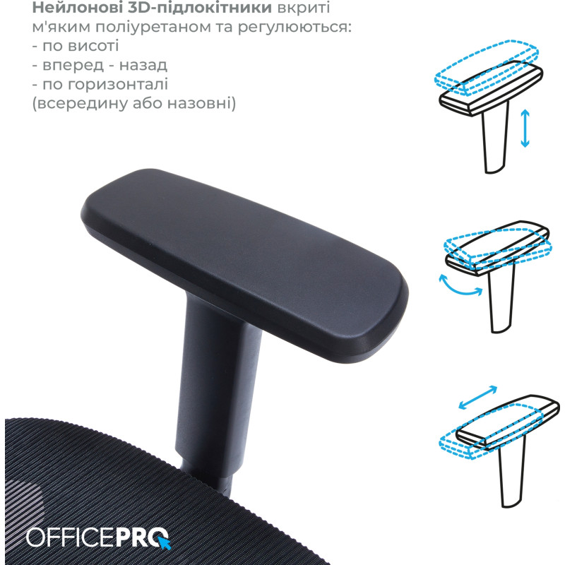 OfficePro Elegant OC660-B-B-B Black