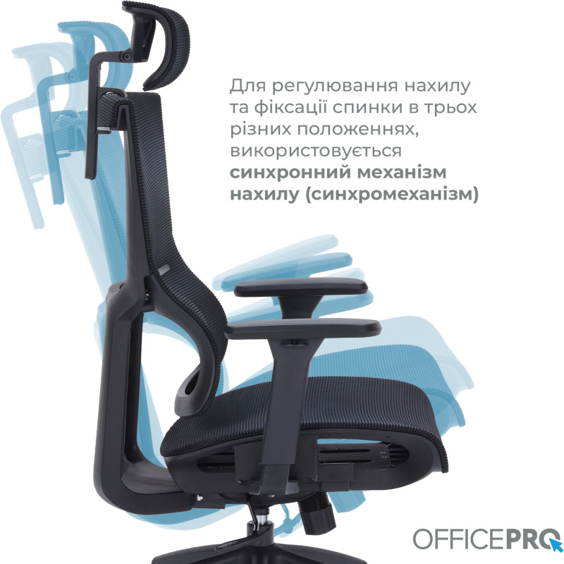 OfficePro Elegant OC660-B-B-B Black