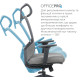 Крісло OfficePro Comfort OC524G Gray